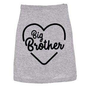 Dog Shirt Big Brother Cute Clothes for Family Pet